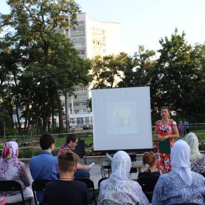 Проект КИНОПУТЬ ПРАВОСЛАВИЯ. Час православия возле Храма вмч. Пантелеимона 11.08.2018