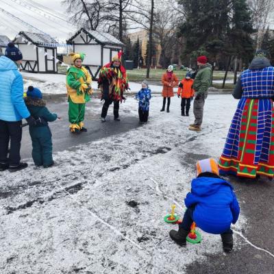 Игровая программа в Парке им. 1 мая 1 января