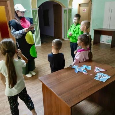 Программа «Весёлый светофор» для детей из приграничья, проживающих в ПВР, 23 сентября